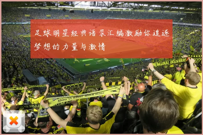 足球明星经典语录汇编激励你追逐梦想的力量与激情