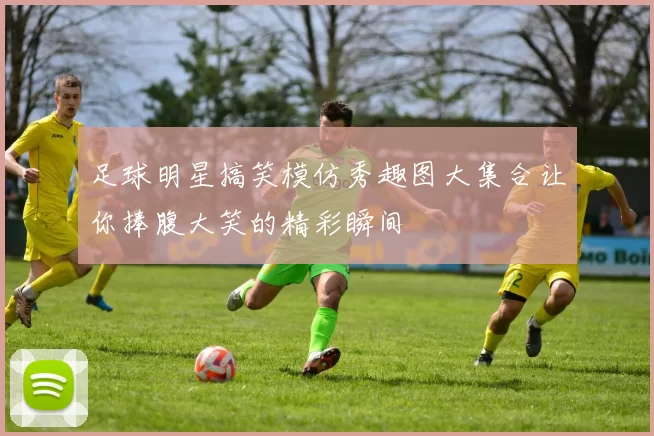 足球明星搞笑模仿秀趣图大集合让你捧腹大笑的精彩瞬间