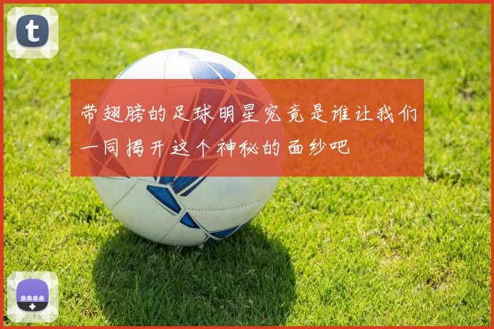 带翅膀的足球明星究竟是谁让我们一同揭开这个神秘的面纱吧